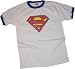 Search : Superman Distressed Classic Shield Adult Ringer T-Shirt