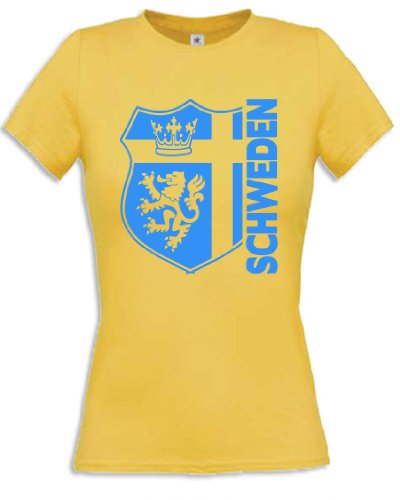 FUSSBALL WM 2014 – SCHWEDEN FANSHIRT 3201(F-G) Gr. XL