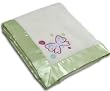 NoJo Ladybug Lullaby Applique Coral Fleece Blanket