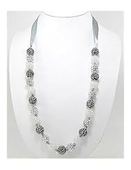 Mixed Colors Ribbon Plastic Necklace