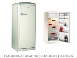 Baumatic Retro Freestanding Fridge Ivory RETRO12IV