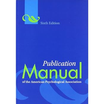 Set A Shopping Price Drop Alert For Publication Manual of the American Psychological Association, 6th Edition