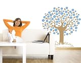 Best Quality Vinyl Wall Sticker Decals - Wish Tree ( Size: 20in x 22in - Color: black ) - No: 1737