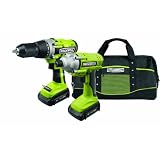 Rockwell RK1801K2 18-Volt Lithiumtech Cordless Drill and Impact Driver Combo Kit
