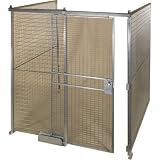 read full review AK Quik-Fence Security Room - 16ft.W x 16ft.D x 8ft.H, 3-Sided, Model# AKQWK16168-3