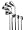 Wilson Staff Di11 Irons, Set of 8 (4-PW, GW, RH, Graphite, Uniflex)