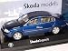 SKODA SUPERB SUPER B DEEP SEA BLUE METALLIC BLAU TIEFSE 124AB003KA 1/24 ABREX MODELLAUTO MODELL AUTO
