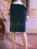 Fendi - $705 New FENDI Peacock Velvet Straight Skirt 44 / 8