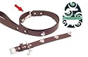 Wag 'N' Walk Designer Dog Lead Brown Paw 3/4"