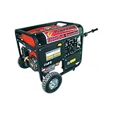 Powerland PD10000E 10,000 Watt 16 HP OHV Gas Powered Portable Generator With Electric Start & Wheel Kit (CARB Compliant)