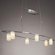Minka Kovacs Six Light Tilted Counter Weight Chandelier/Pendant