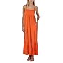 Xhilaration&reg; Juniors Smocked Back Maxi Dress - Mandarin&nbsp;