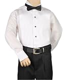 Enrico Rossini Tuxedo Shirt with Bowtie (Sizes 4 – 7)