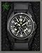 Rogue Warrior Avenger Black Velcro Band 200M Chronograph Watch