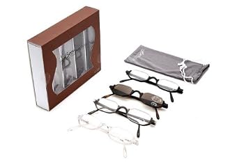 LaForty (LFO) Unisex 4 Reader Brown Box Set- Available in Various Strengths