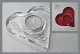 Glasi Hergiswil グラスィ ヘルギスヴィル Cuore Luce クオーレルーチェ ハートのティーキャンドルホルダー スイスのガラスブランド 職人による手作りのガラス 【leshop24】