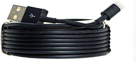 Merchandise Mafia - 10ft USB to Lightning Charging Cable BLACK - Fast Charge, Sync and Data Transfer for All Apple Accessories and iOS Devices!