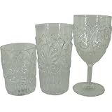Le Cadeaux Break Resistant Drinkware Highball or Ice Tea Glass, Clear