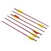 20" Long Metal Arrows Aluminum Crossbow Arrows