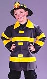 Kids Firefighter Fire Chief Boys Halloween Costume S Boys Small (4-6)