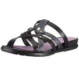 Timberland Women's Kennebunk Mystic Braids Sandal,Black,11 W US