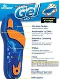 Spenco Performance Gel Insoles, Available in Various Adult Sizes