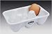 Kitchen & Housewares : Ceramic Egg Box White