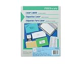 Avery Pres-a-ply Laser Address Labels, 1 x 2.625 Inches, White, Box of 3000 (30600)