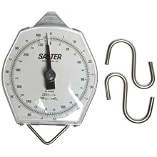 Salter-Brecknell 235-6S Dual Marked Mechanical Hanging Scale with Corrosion Resistant, 220lbs Capacity