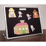 Table Top Flannel Board, Aluminum Frame, 24 x 36; no. BRM721GB