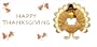 Thanksgiving Chocolate Candy Bar - Tom Turkey Design, Dark Chocolate