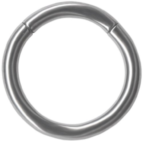 Polished Solid G23 Titanium Segment Ring 16g-14g-Cartilage Earring-Hypoallergenic Lip Hoop-Septum-Nipple