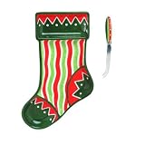 Fitz and Floyd Stocking Stuffers Section Server with Knife