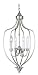 Livex Lighting 4171-91 Four Light Foyer Pendant in Brushed Nickel