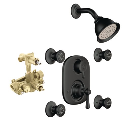 Moen 263-3330 Kingsley Moentrol Vertical Spa Set with Valve, Chrome