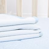 Elf Star Bamboo Fiber Breathable Waterproof Underpads Mattress Pad Sheet Protector for Children or Adults, 3 layers Design Blue