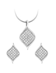 Sterling Silver Micro Pav? CZ Drop Set