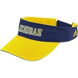 adidas Michigan Wolverines Navy Blue Basic Logo Adjustable Visor