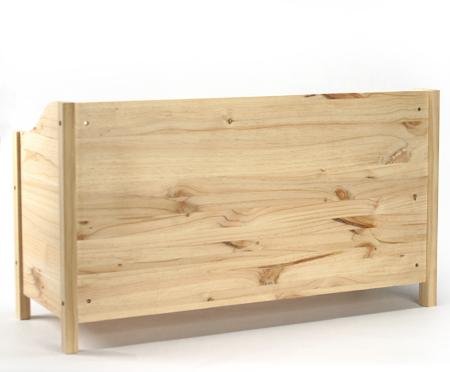 Large Solid Unfinished Pine Toy Chest Box