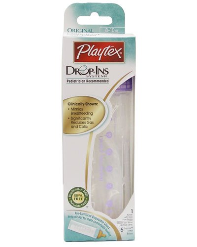 Playtex Baby Drop-Ins Original Nurser 8-10 OZ: Purple