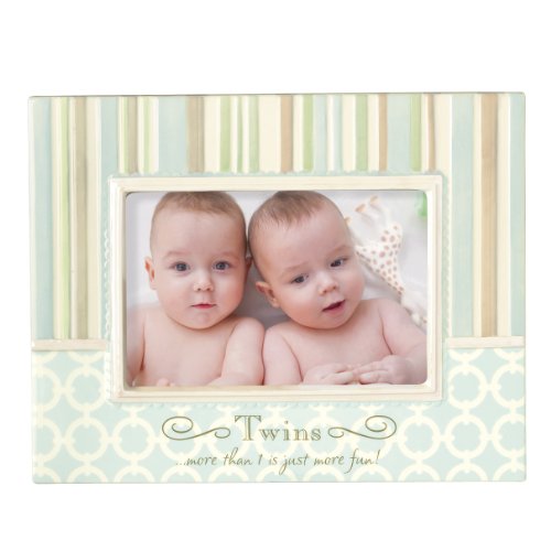 Grasslands Road Baby It's You Stoneware Frame, Twins..More Than 1 is Just More Fun!, 7-1/2 by 9-1/2-Inch Grasslands Road Baby It's You Stoneware Frame, Twins..More Than 1 is Just More Fun!, 7-1/2 by 9-1/2-Inch