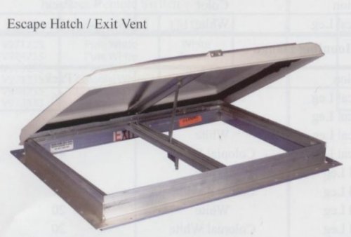 Elixir Style 26 x 26 RV Escape Hatch Vent