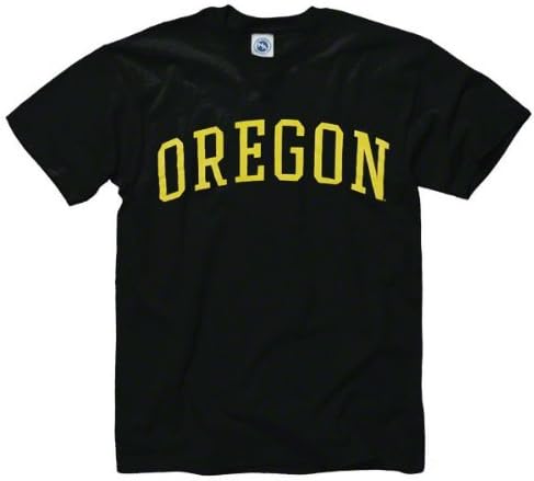 Oregon Ducks Adult Classic Arch T-Shirt (Black, X-Large)