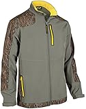 Yukon Gear Men's Windproof Softshell Fleece Jacket