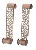 Wall Mounted Candleholders with Open Filigree and Scroll Design (Pair) From CBK Home