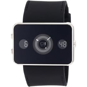 The One - IP102-3BK - Turning Disc - Montre Mixte - Quartz Analogique - Cadran Noir - Bracelet Polyur�thane Noir