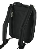 rooCASE ASUS Eee PC Seashell 1005PE-PU17-BK 10.1-Inch Black Netbook Carrying Bag (Multifunctional Messenger / Backpack - Black)
