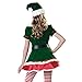 Quesera Women's Santa Helper Costume Adult Christmas Honey Elf halloween Outfits