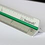 Aluminium 30cm R�gle � �chelles de R�duction Triangulaire M�tallique - �chelle 1:20 1:25 1:50 1:100 1:125 1:150 / 1:200 1:500 1:1000 1:1250 1:1500 1:2500 - Dessin Technique Architecture Ing�nierie Ing�nieur
