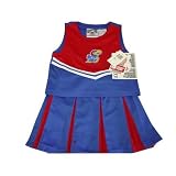 Kansas Jayhawks NCAA 2pc Tank Cheerleader Dress size 5-6
